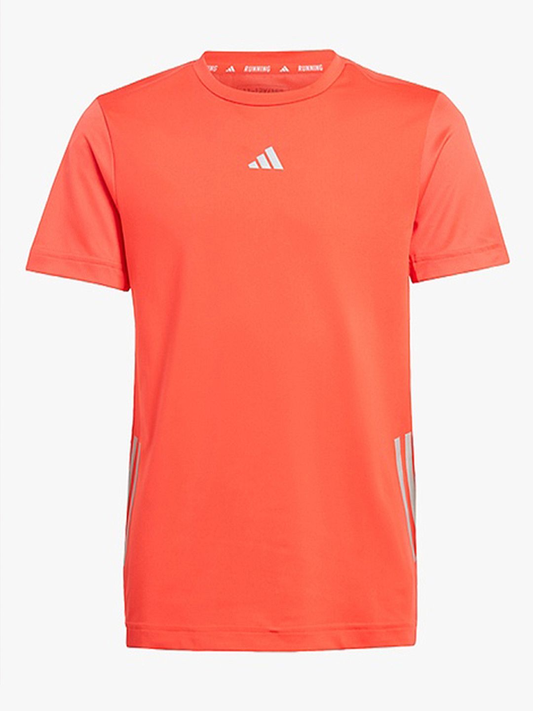 ADIDAS Kids RUN 3S Printed Running Slim Fit T-Shirt