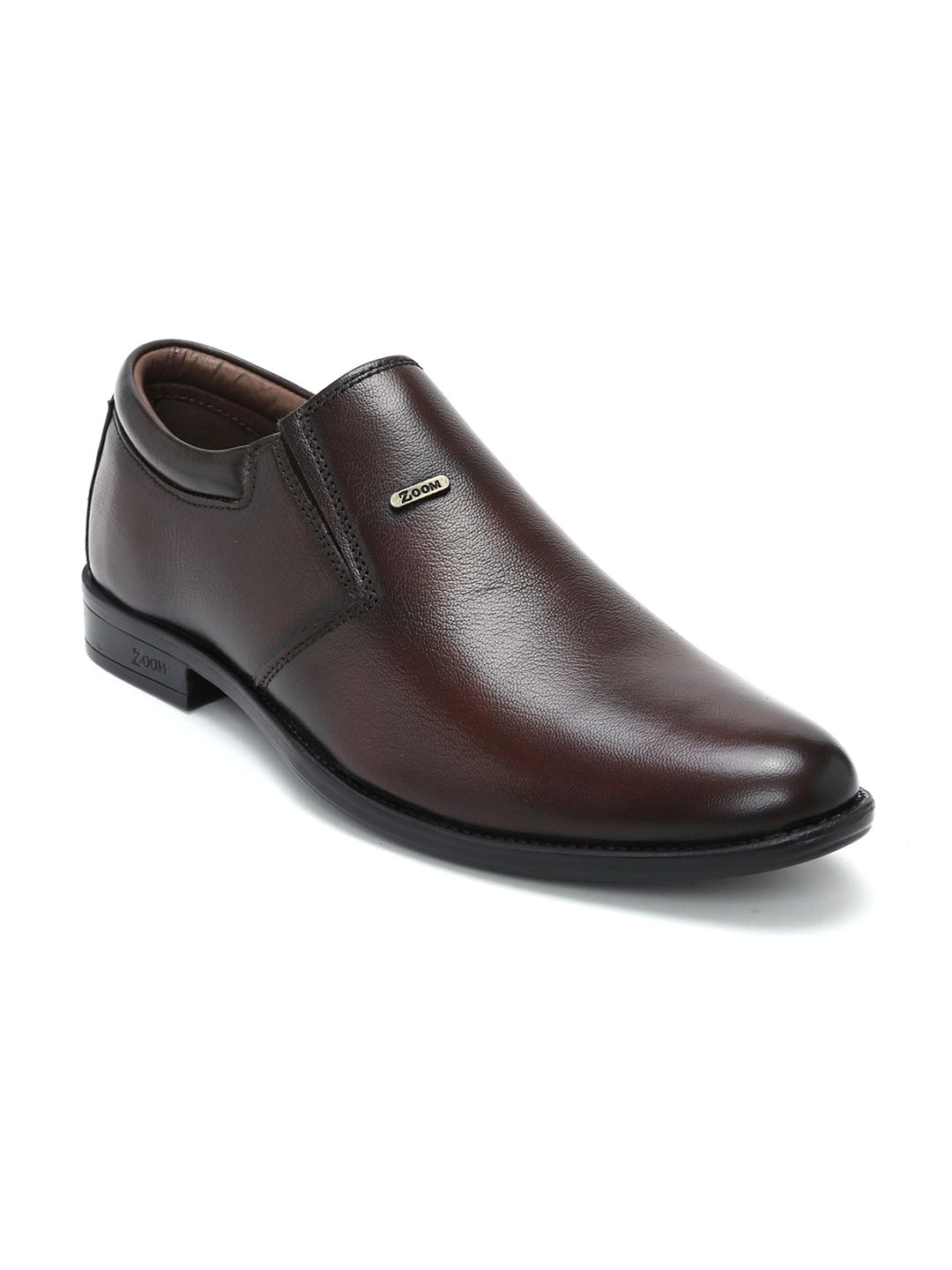 Zoom Shoes Men Leather Formal Slip-On Shoes
