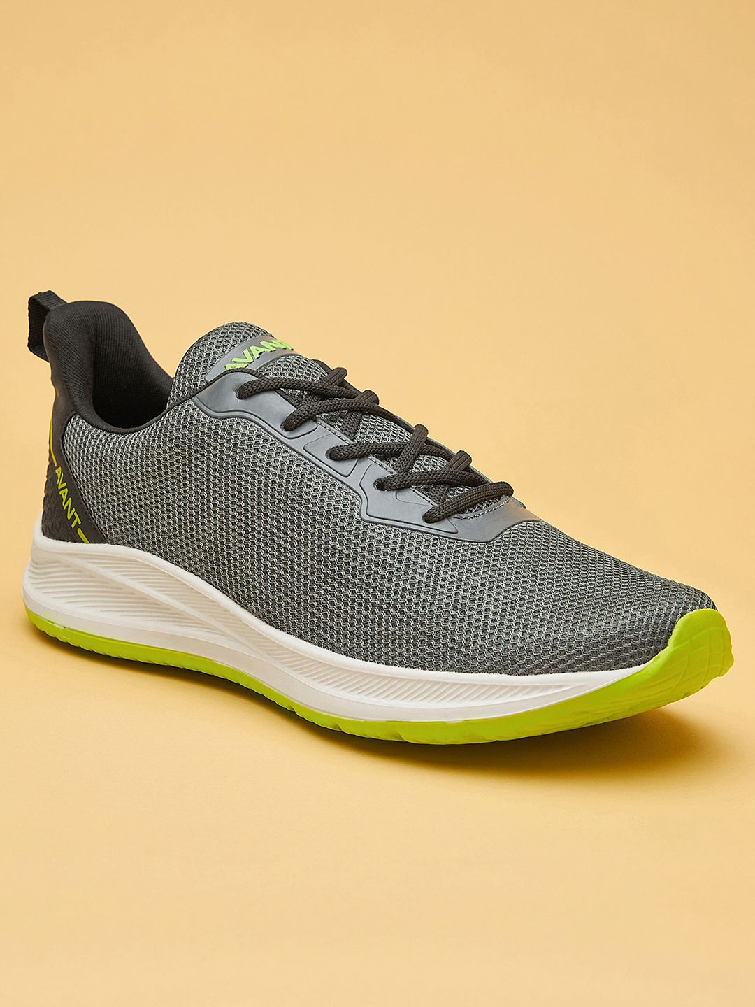 AVANT Men's Dark Grey Lite Casual Mesh Shoes
