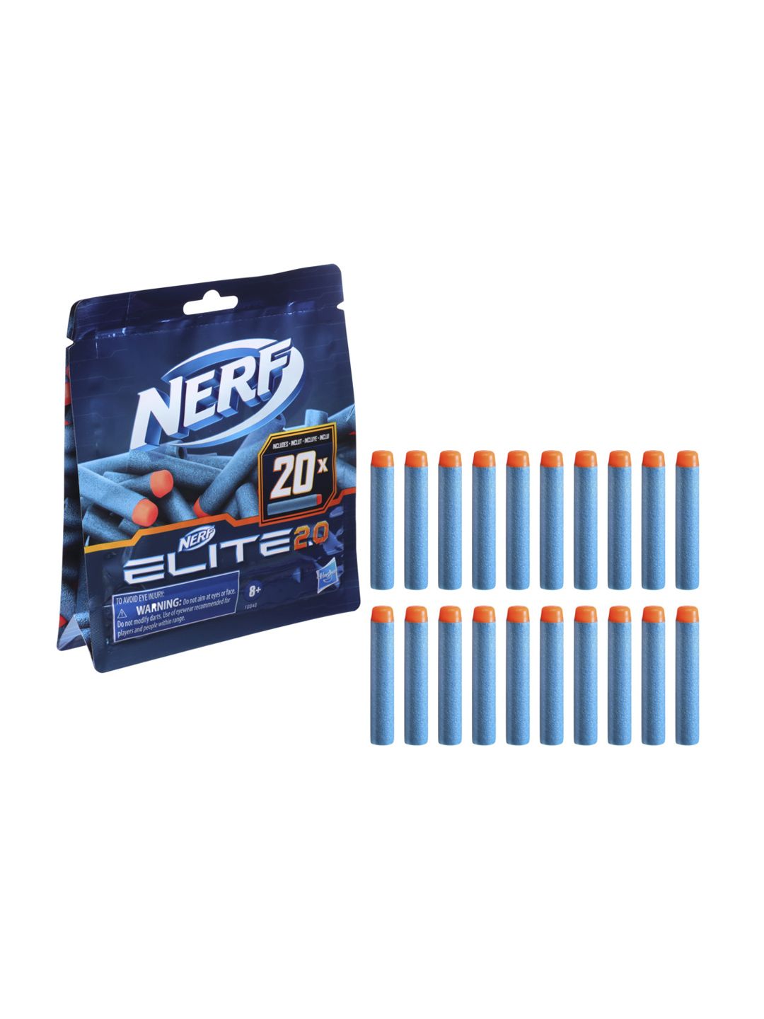 NERF Kids Elite 2.0 Pack of 20 Dart Refill Set For 8+ Years