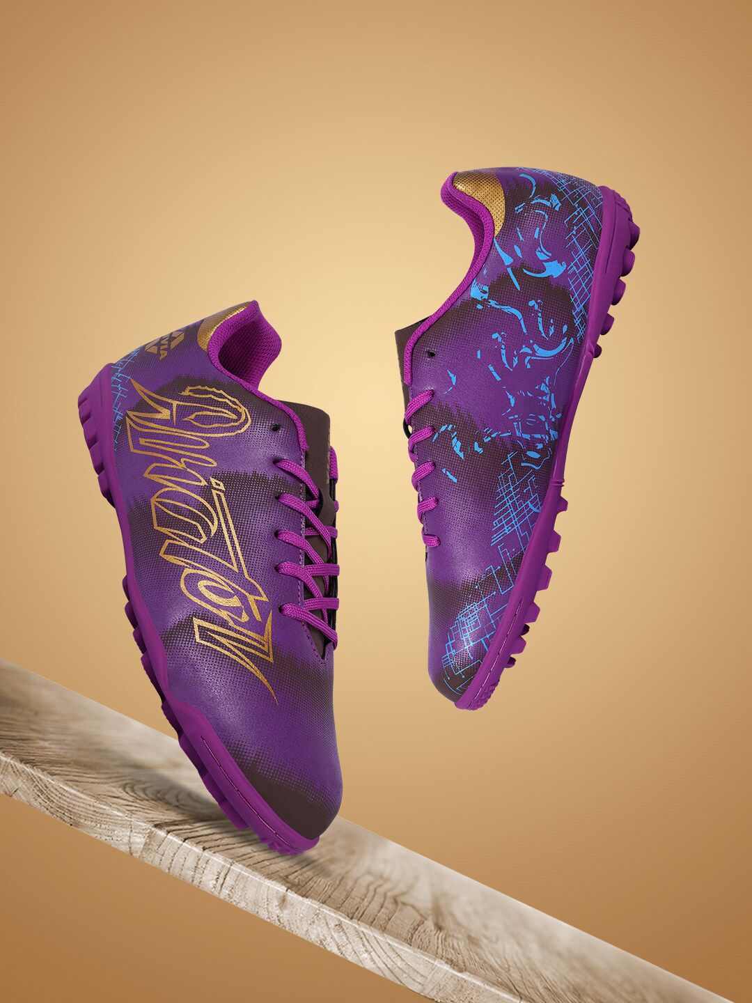 NIVIA Aviator 3.0 Turf Shoes with PVC Synthetic Leather Upper and TPU Sole for Turf Ground