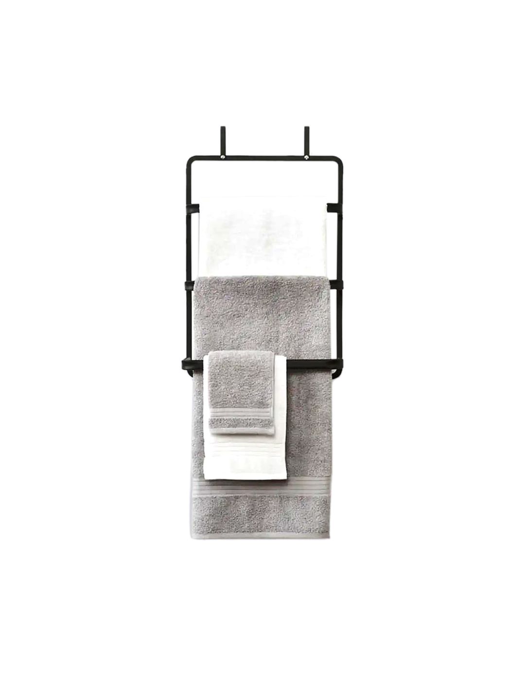 Anko Black Over Door Towel Rack
