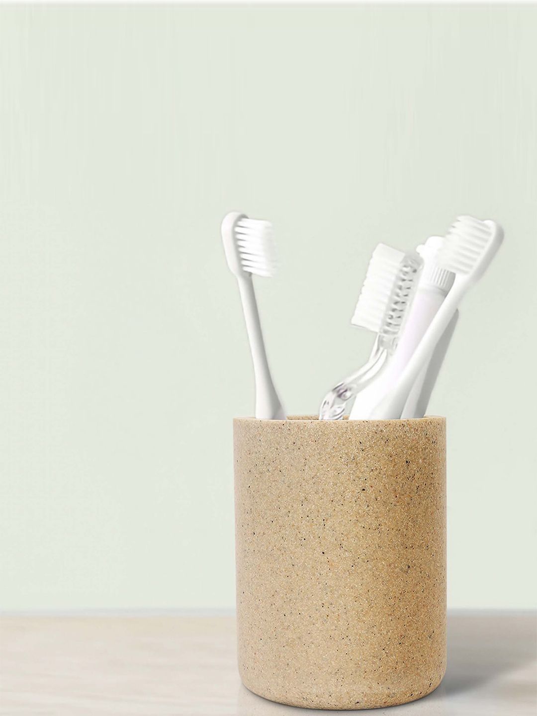 Anko Beige Textured Ceramic Sand Tumbler
