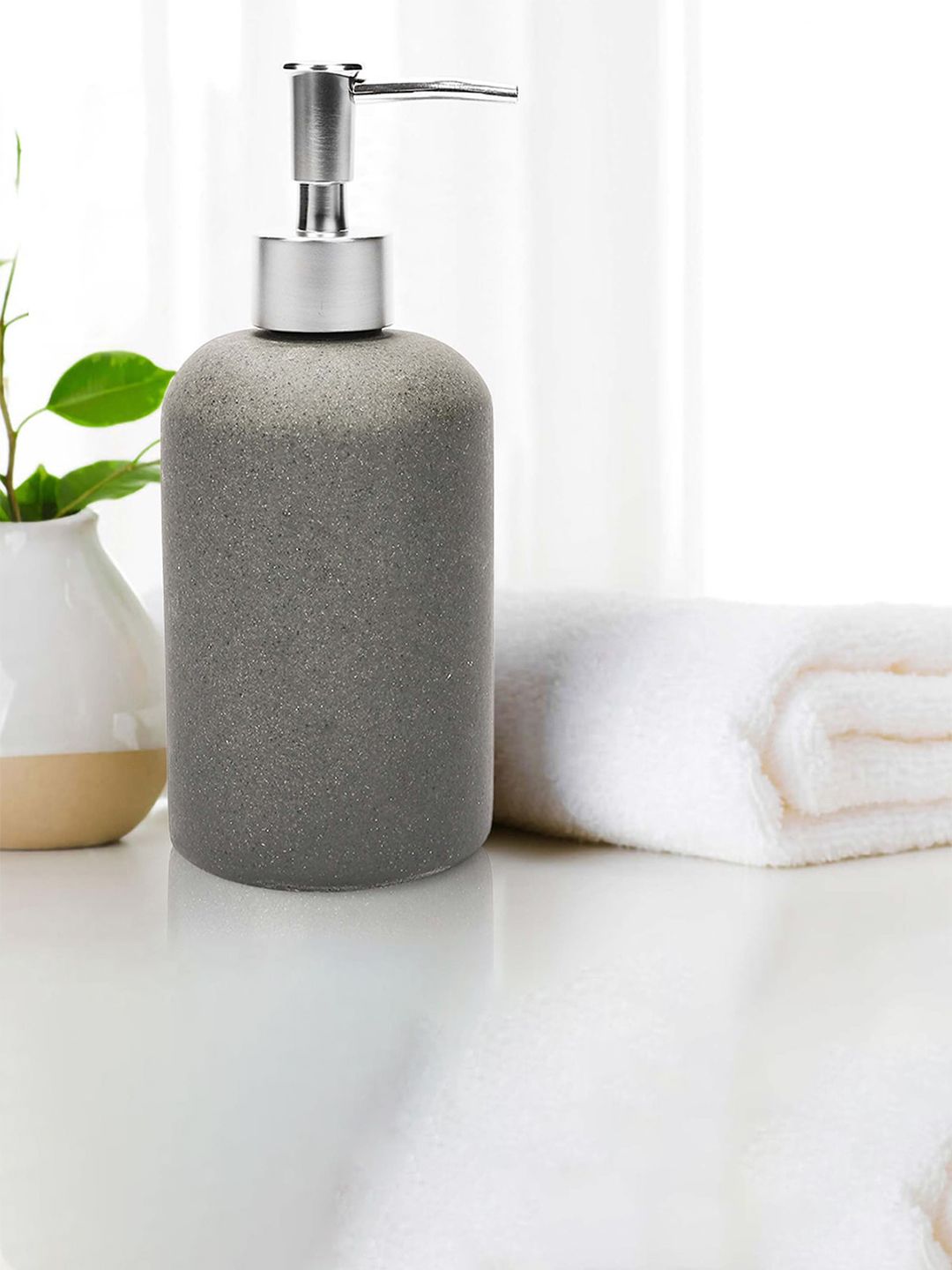 Anko Grey BPA-Free Soap Dispenser - 400ml