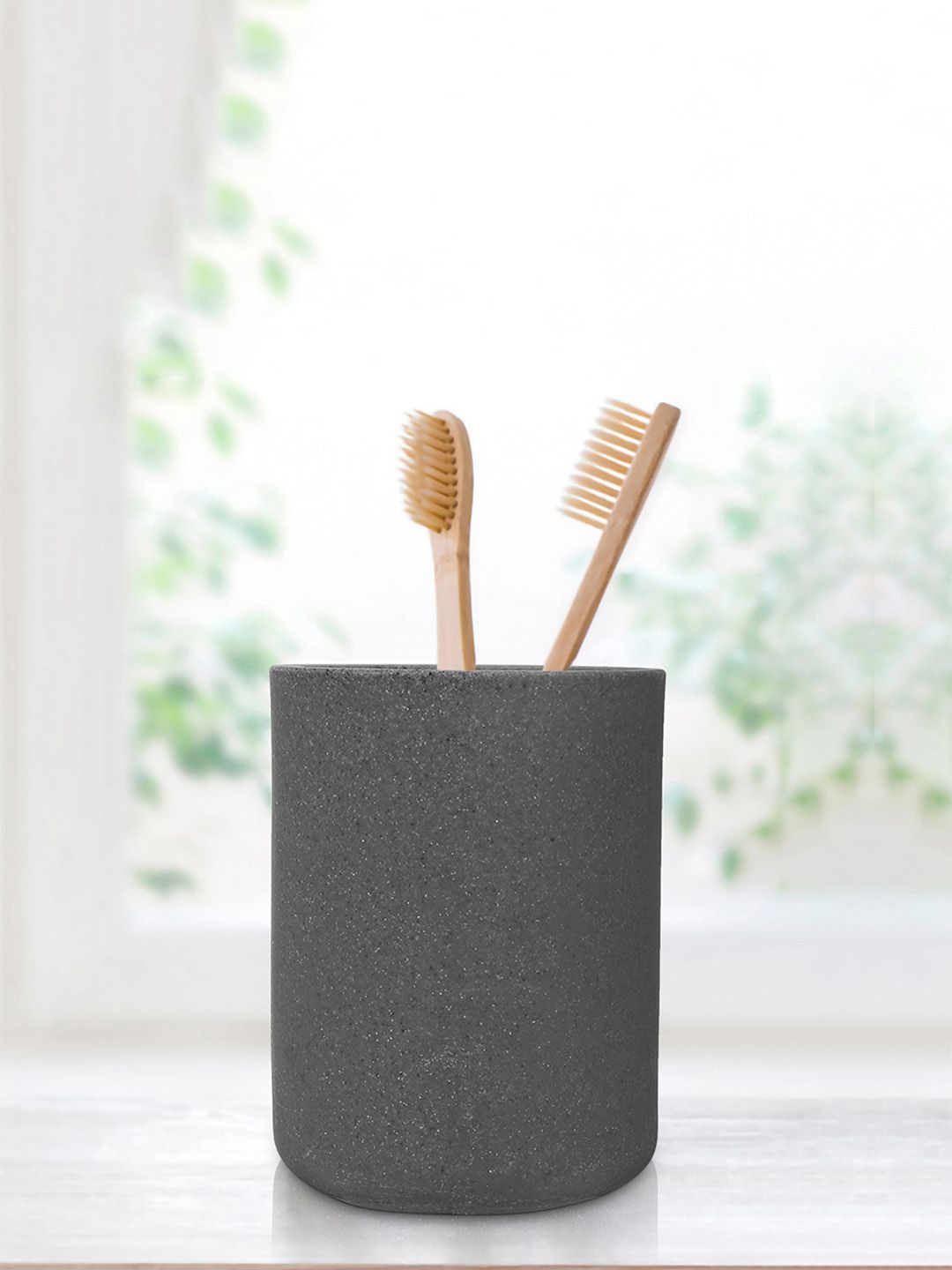 Anko Charcoal Textured Ceramic Bathroom Accessories