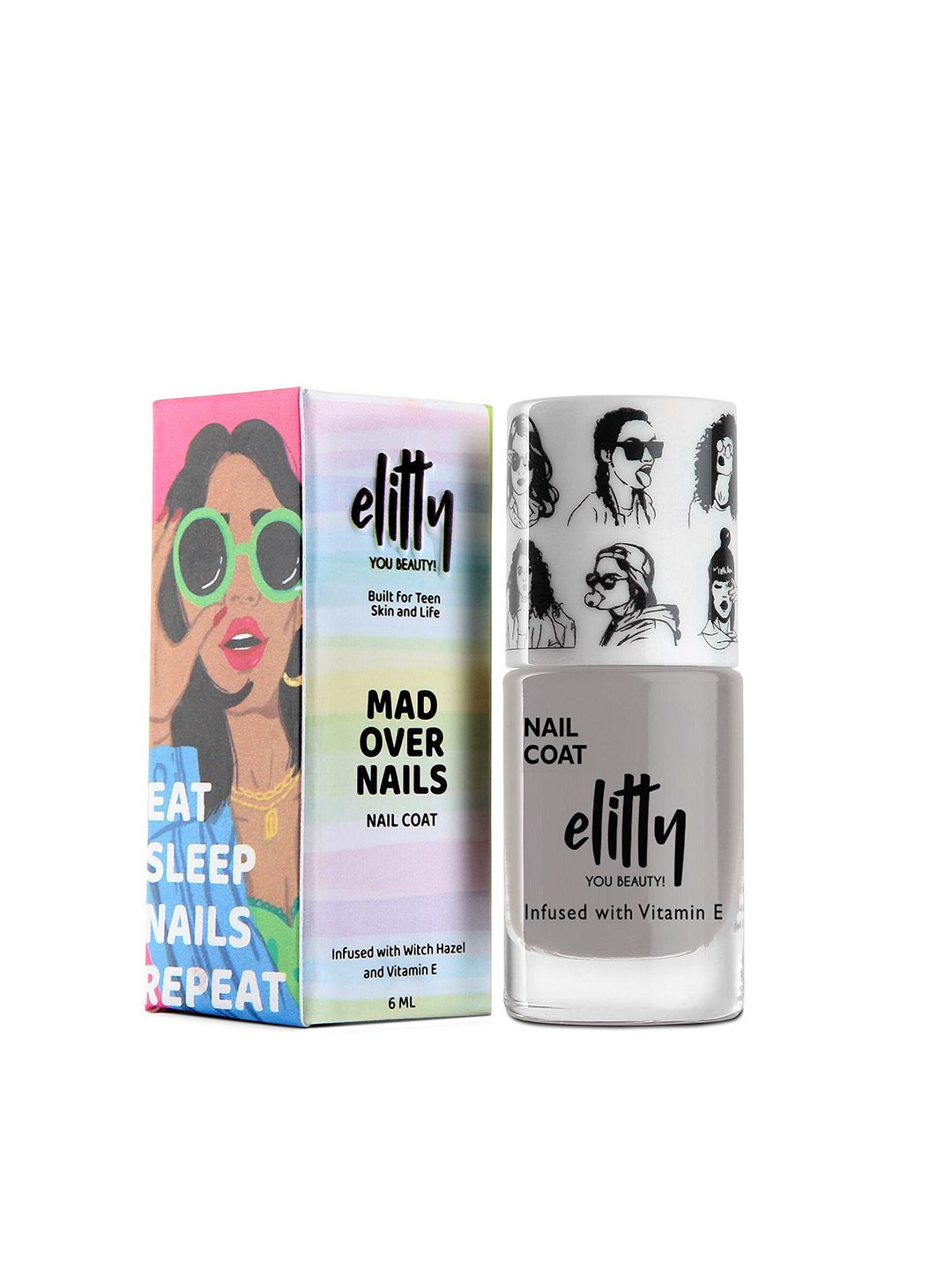 Elitty Mad Over Nails Long Lasting Nail Coat - 6ml - Soft Serve