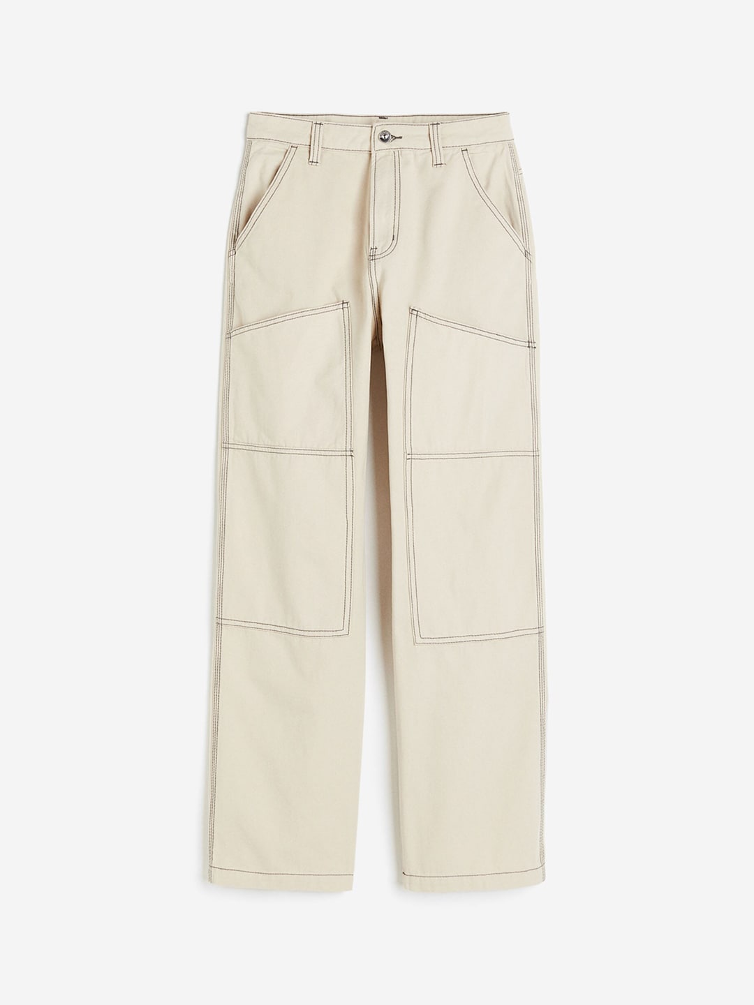 H&M Women Twill Worker Trousers Price in India