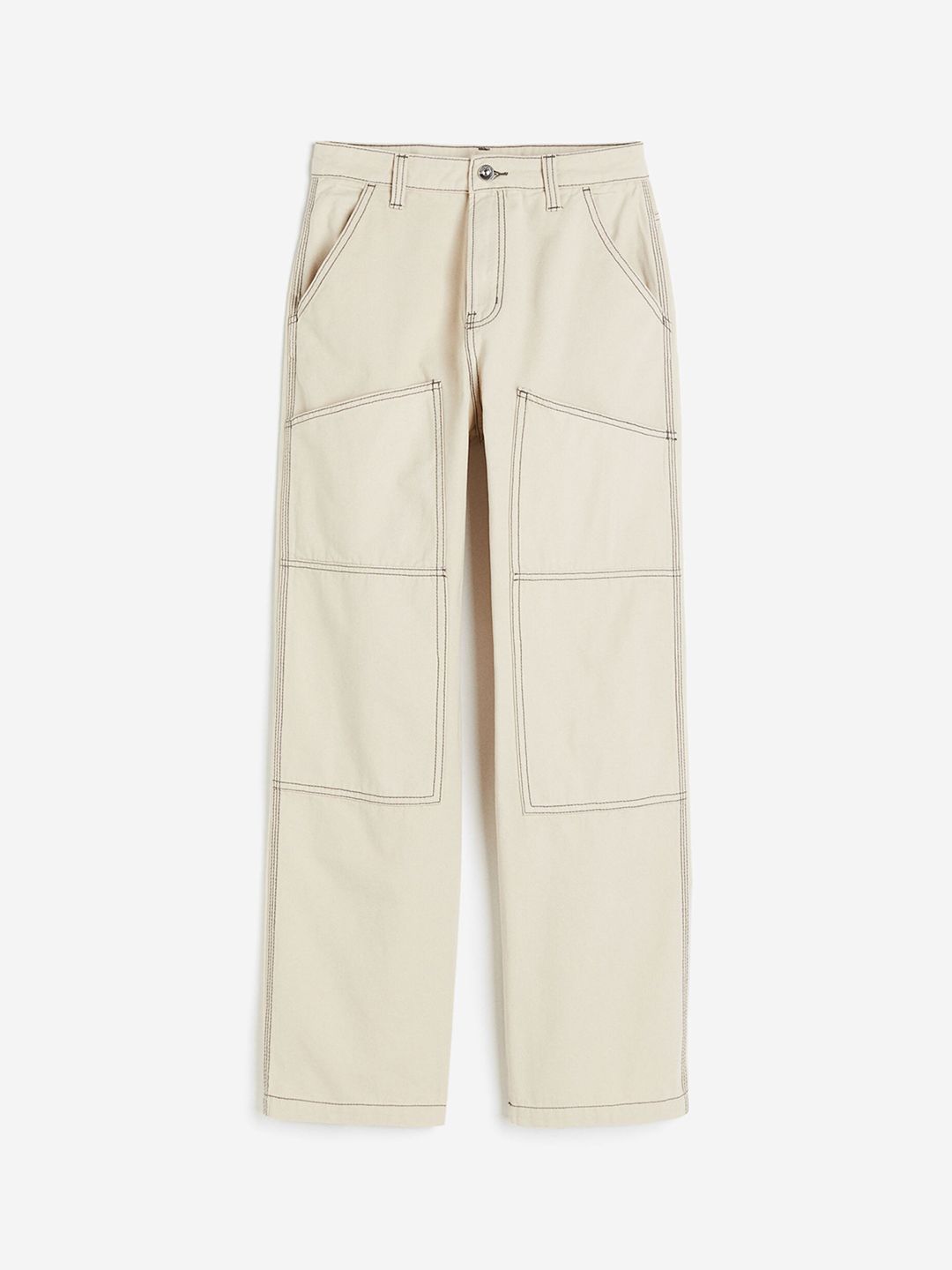 H&M Women Twill Worker Trousers Price in India