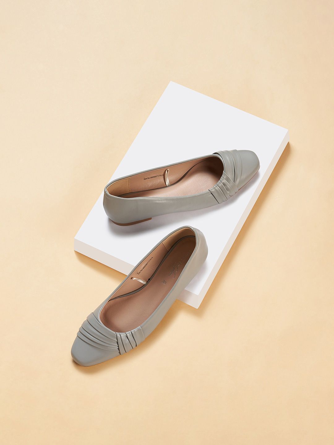 Forever Glam by Pantaloons Solid Ballerinas Flats Price in India