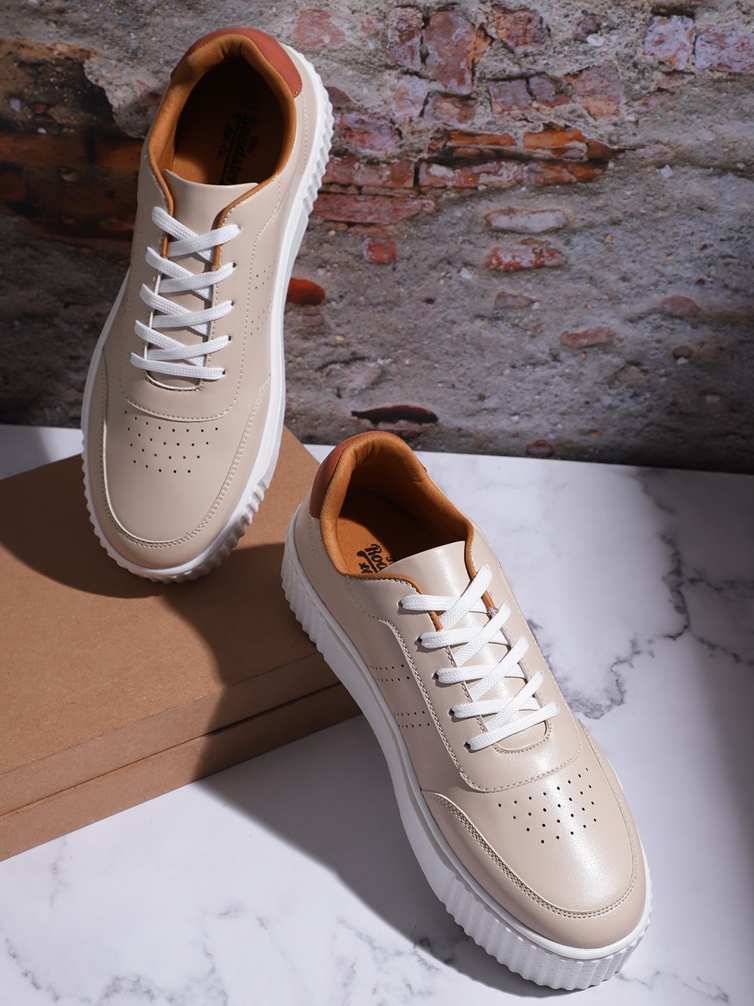 The Roadster Lifestyle Co. Women Preforated Sneakers