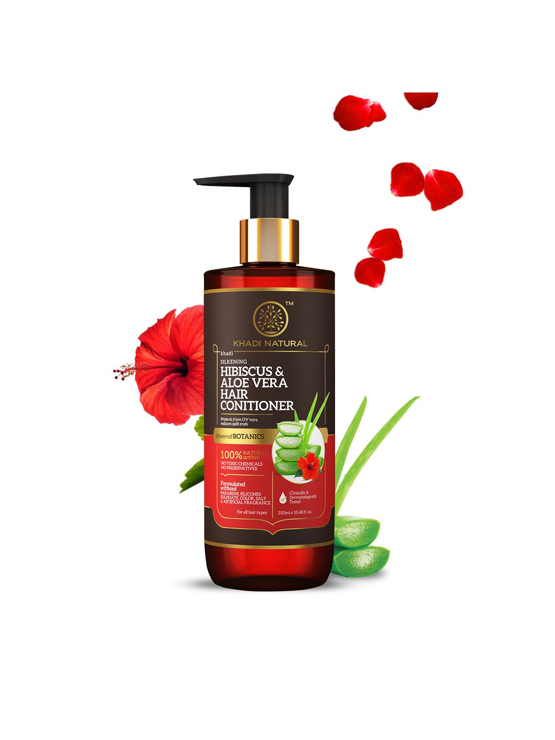 Khadi Natural Power Botanics Hibiscus & Aloe Vera Hair Conditioner - 310ml