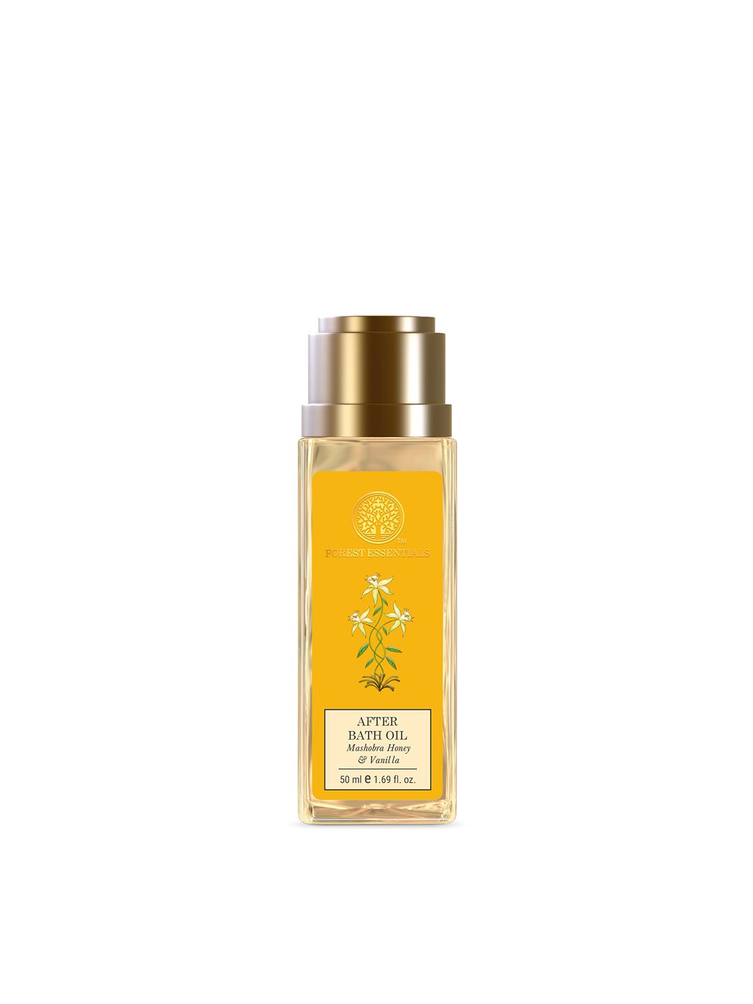 Forest Essentials Ayurvedic Mashobra Honey & Vanilla Travel Size After Bath Oil - 50 ml