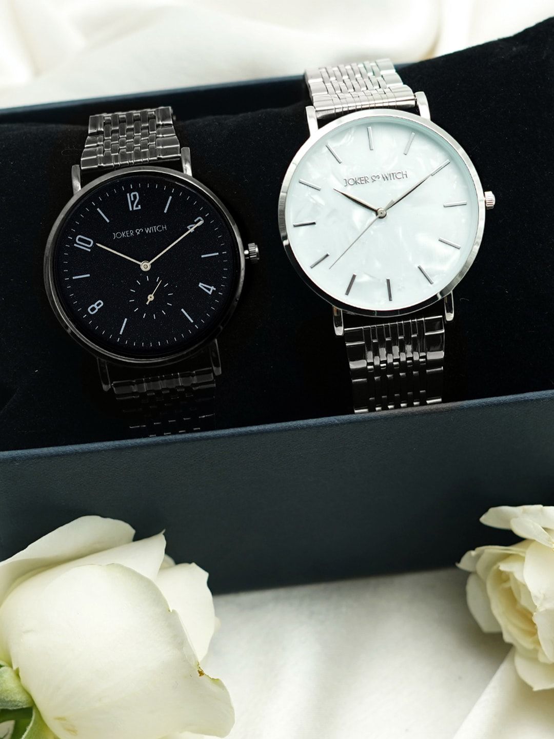 Buy JOKER & WITCH Unisex Henry & Clare Couple Watch Gift Set