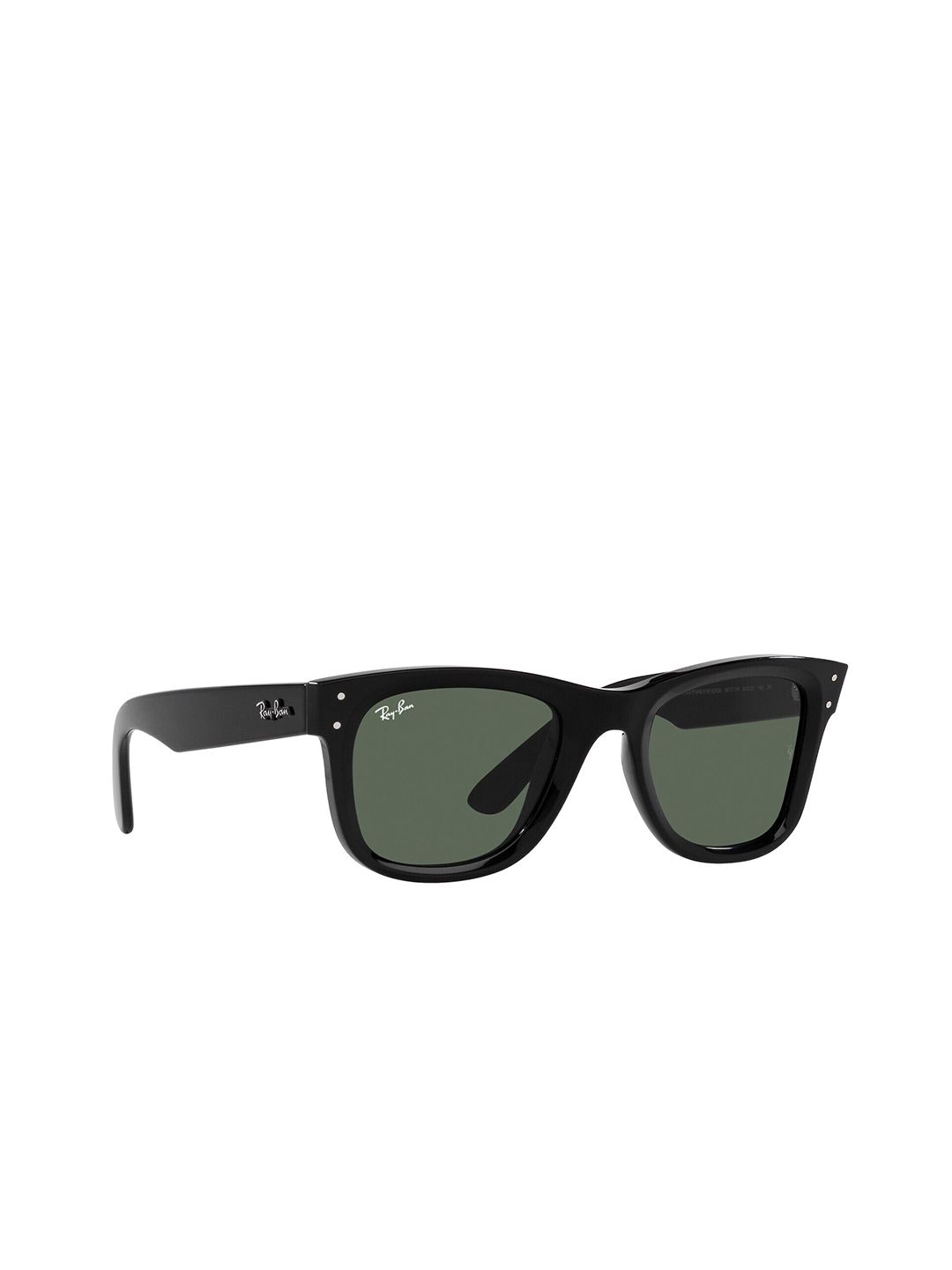 RAY-BAN Reverse Unisex UV Protected Green Lens Square Sunglasses - 0RBR0502S6677VR50