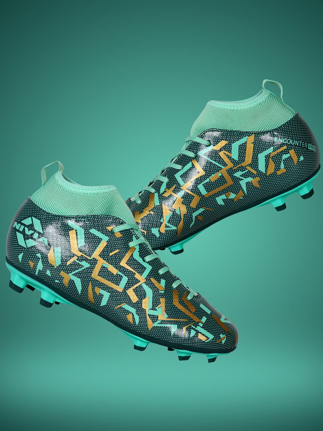 NIVIA Pro Encounter 10.0 with Lightweight Football Shoes For Hard & Grassy Surfaces
