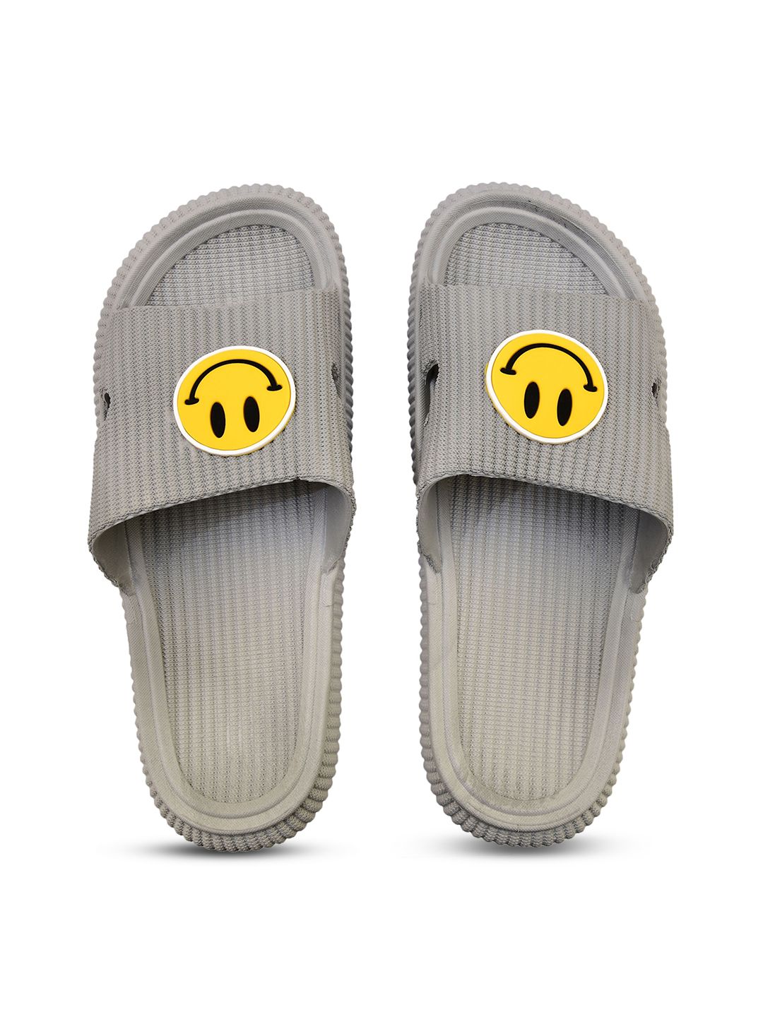 CASSIEY Men Textured Sliders