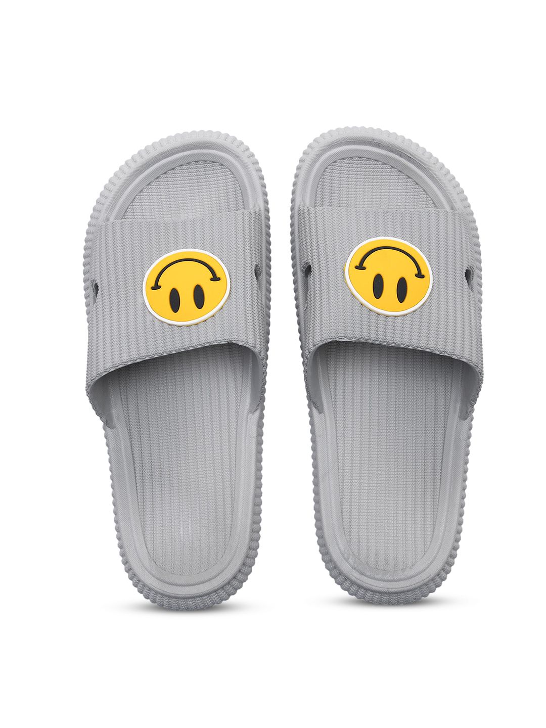 CASSIEY Men Textured Sliders