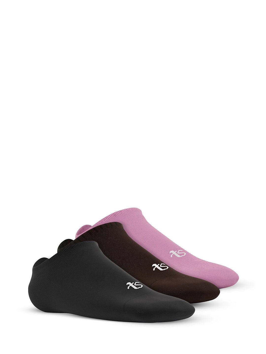 TalkingSox Unisex Pack Of 3 Assorted Moisture Wicking Shoe Liners