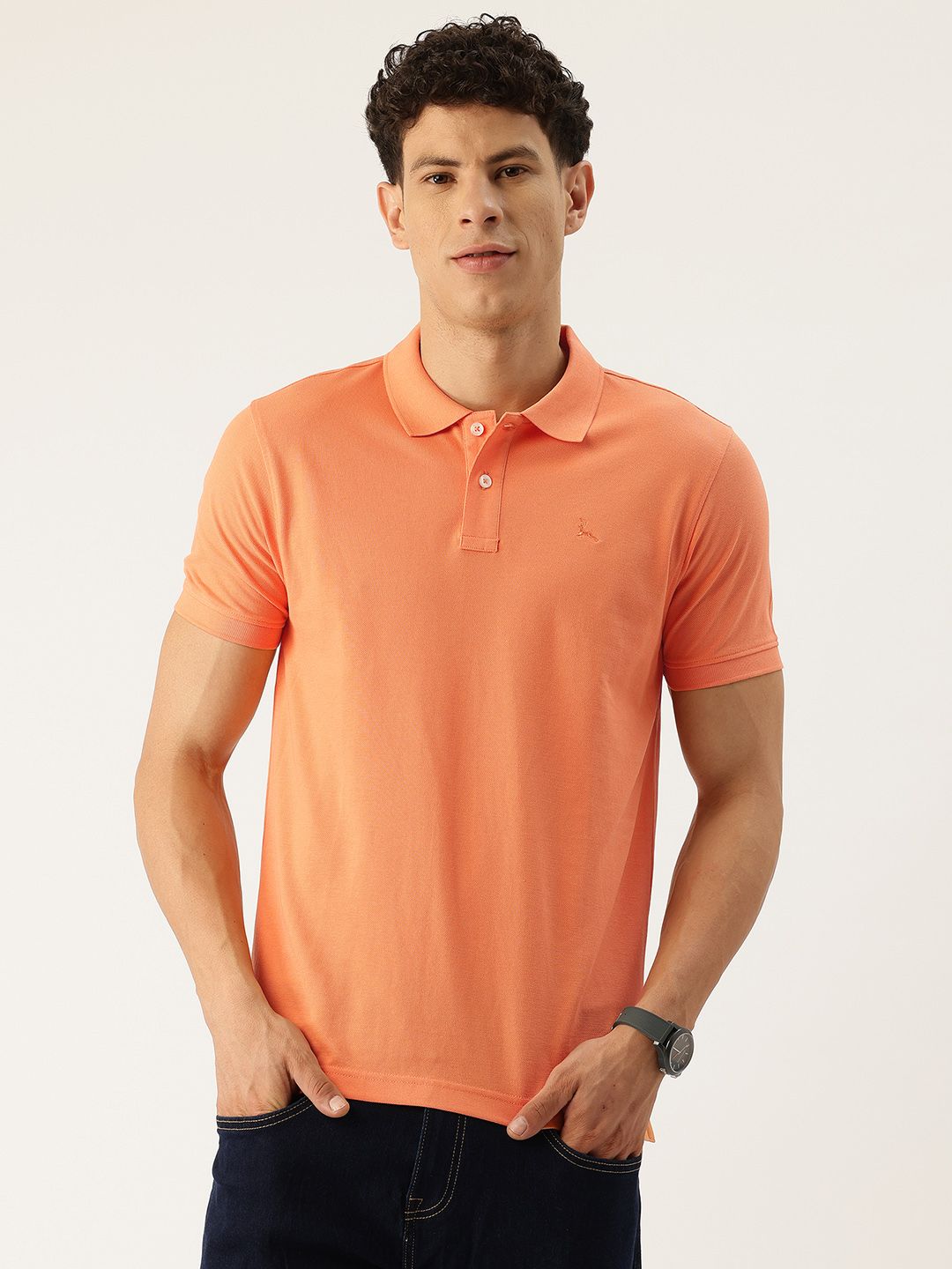 Parx Parx Regular Fit Polo Collar T-shirt