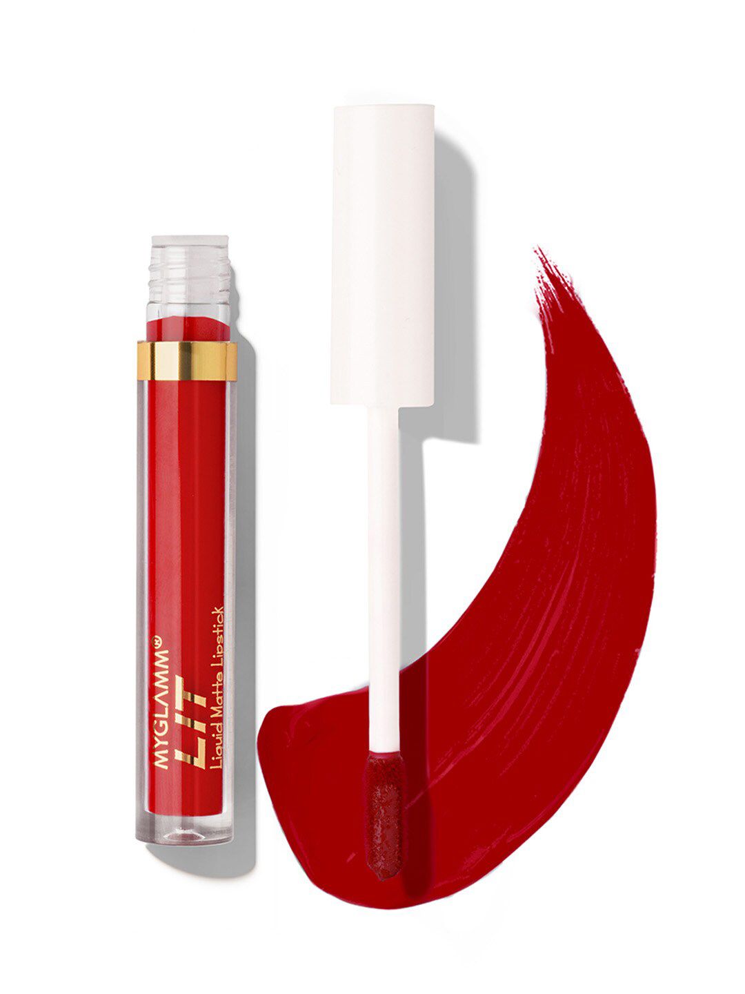 MyGlamm LIT Liquid Matte Smudge-Proof Lipstick with Moringa Oil 1.6ml - Fetish
