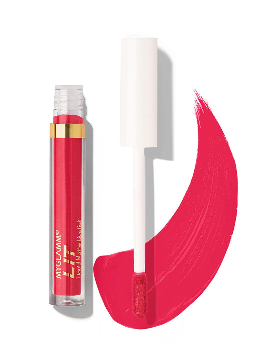 MyGlamm LIT Liquid Matte Smudge-Proof Lipstick with Moringa Oil 1.6ml - Lovebomb