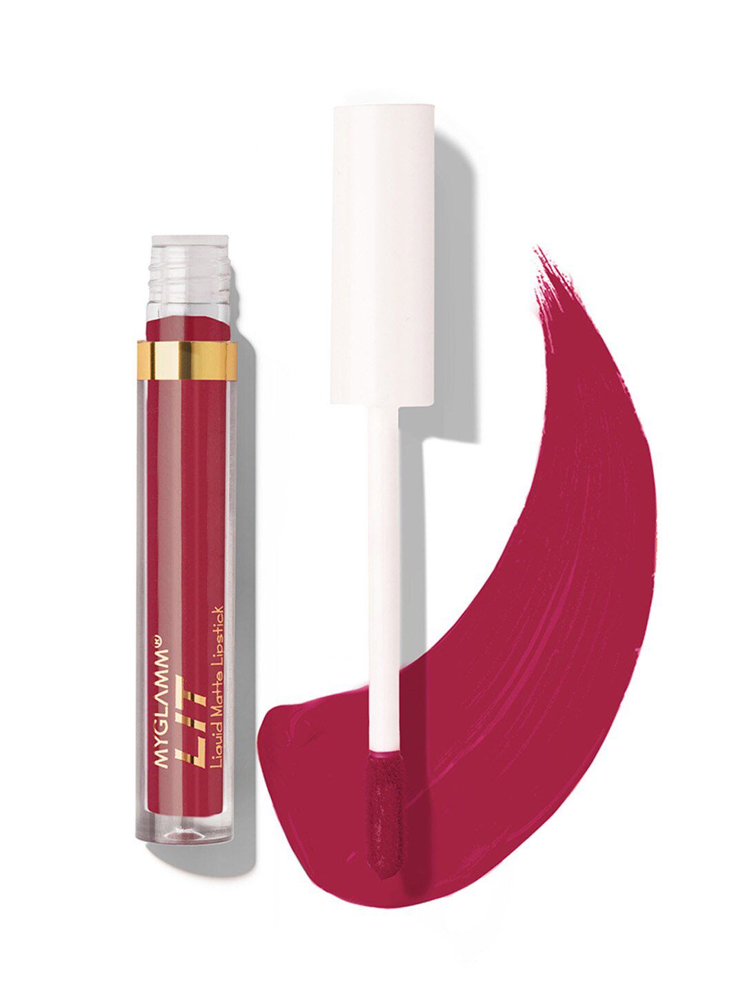 MyGlamm LIT Non-Drying Liquid Velvet Matte Lipstick with Vitamin E 1.6ml - Dogging