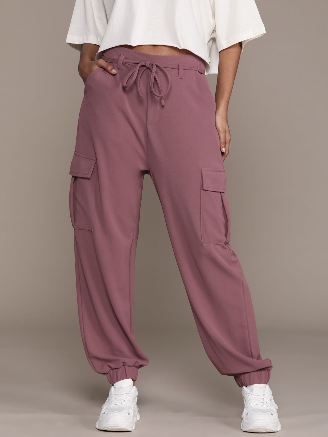 The Roadster Lifestyle Co. Women Cargo Joggers Price in India