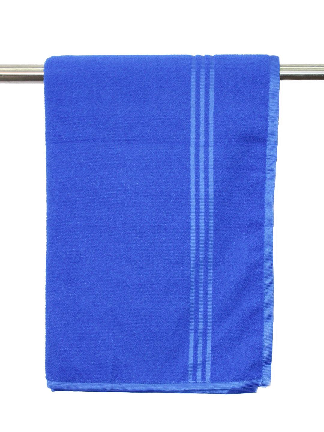Lushomes Blue 270 GSM Quick Dry Bath Towel