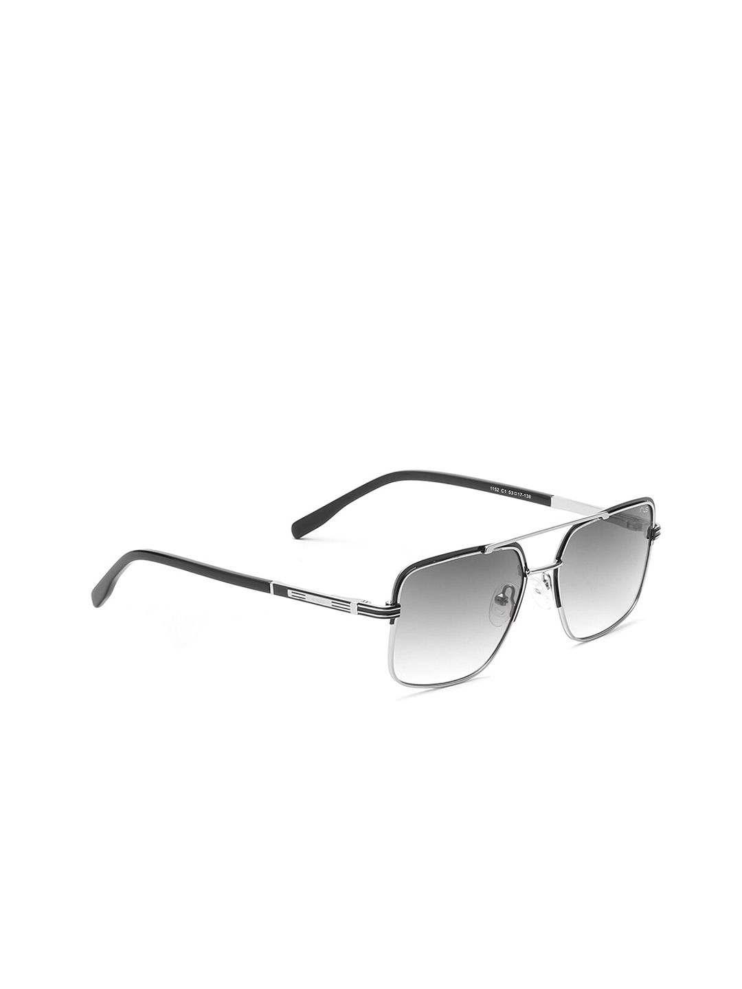 IRUS by IDEE Men Rectangle Sunglasses With UV Protected Lens IRS1152C1SG