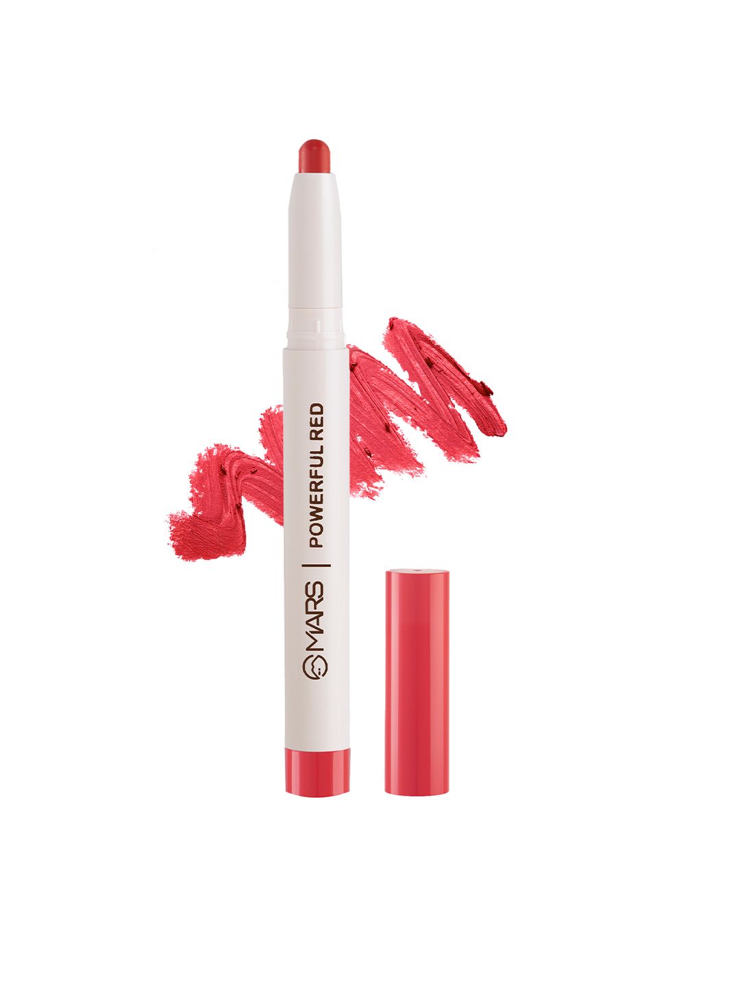 MARS Non-Transfer Long Lasting Poppins Rotating Matte Lip Lipstick - Powerfull Red 01