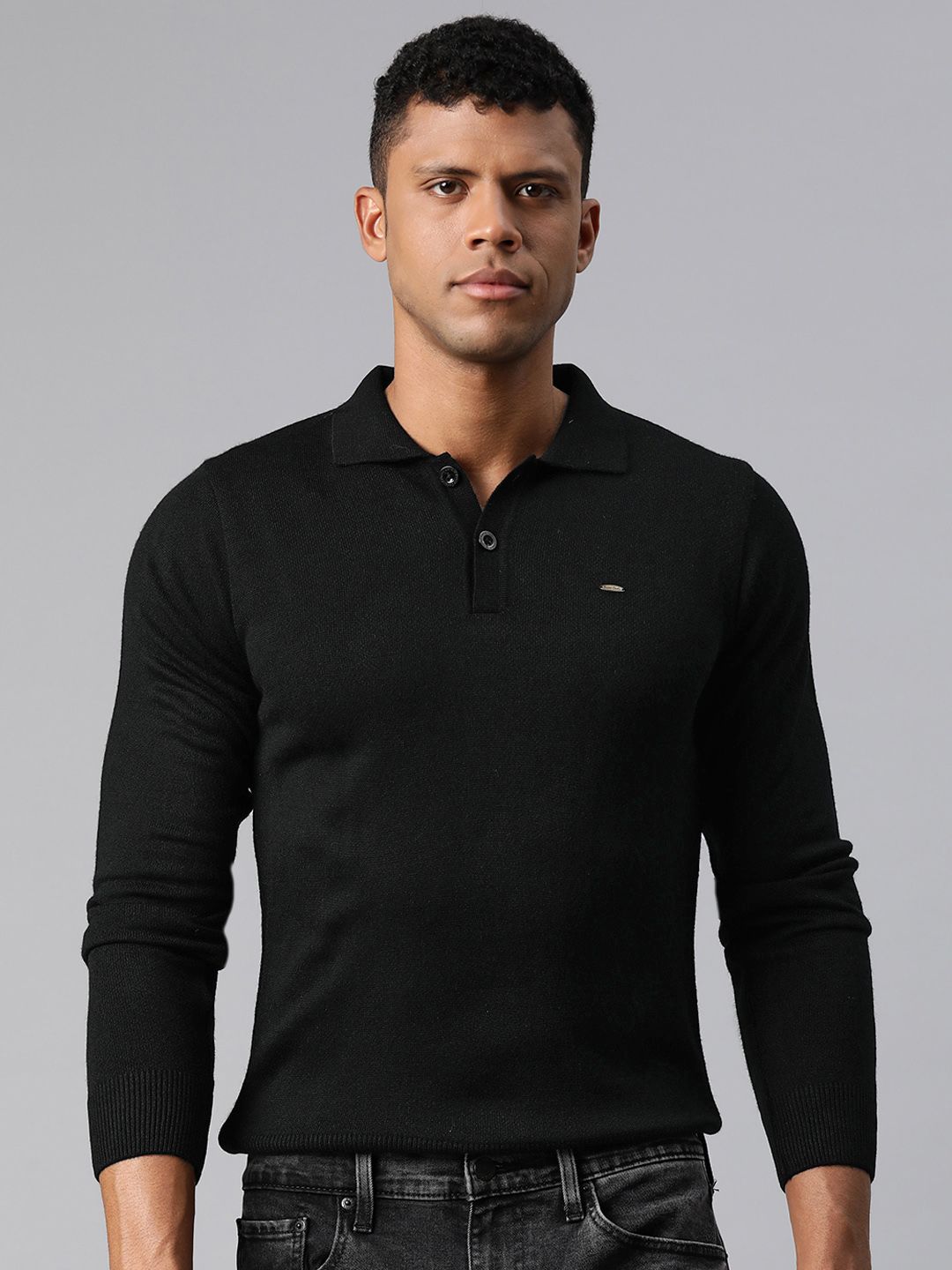 Pierre Carlo Men Solid Pullover