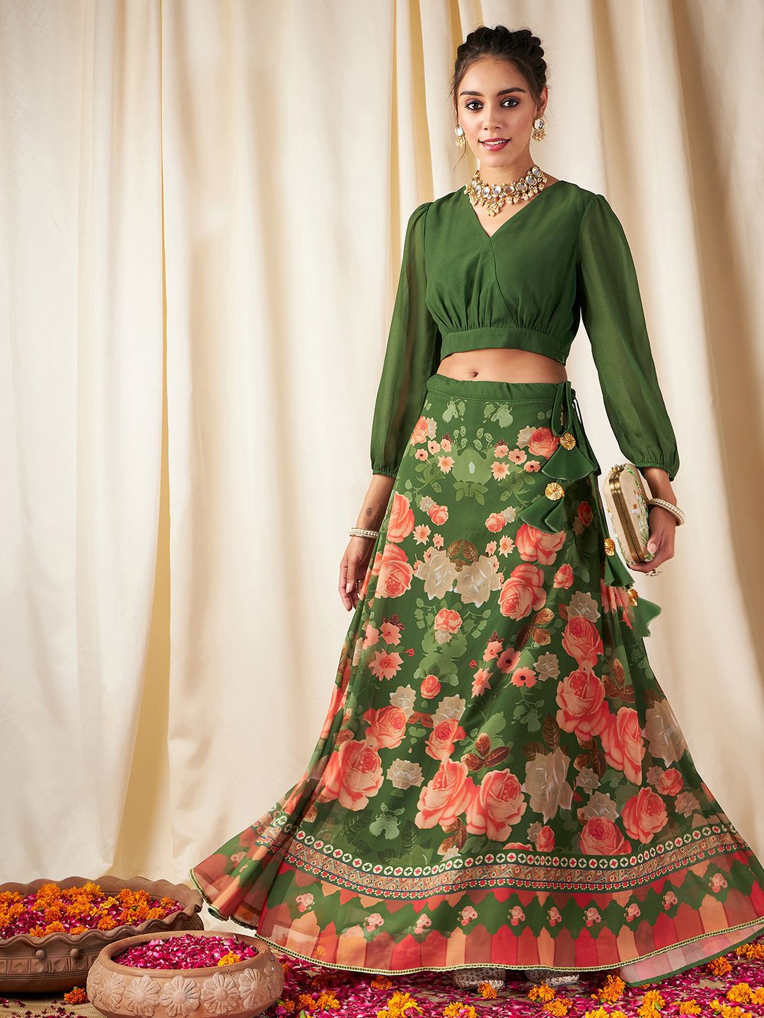 Shae by SASSAFRAS Ready to Wear Lehenga & Choli Price in India