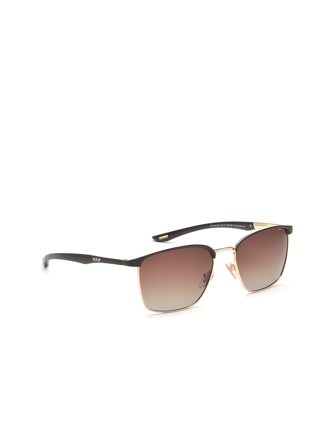 Police Men Browline Sunglasses With Polarised And UV Protected Lens