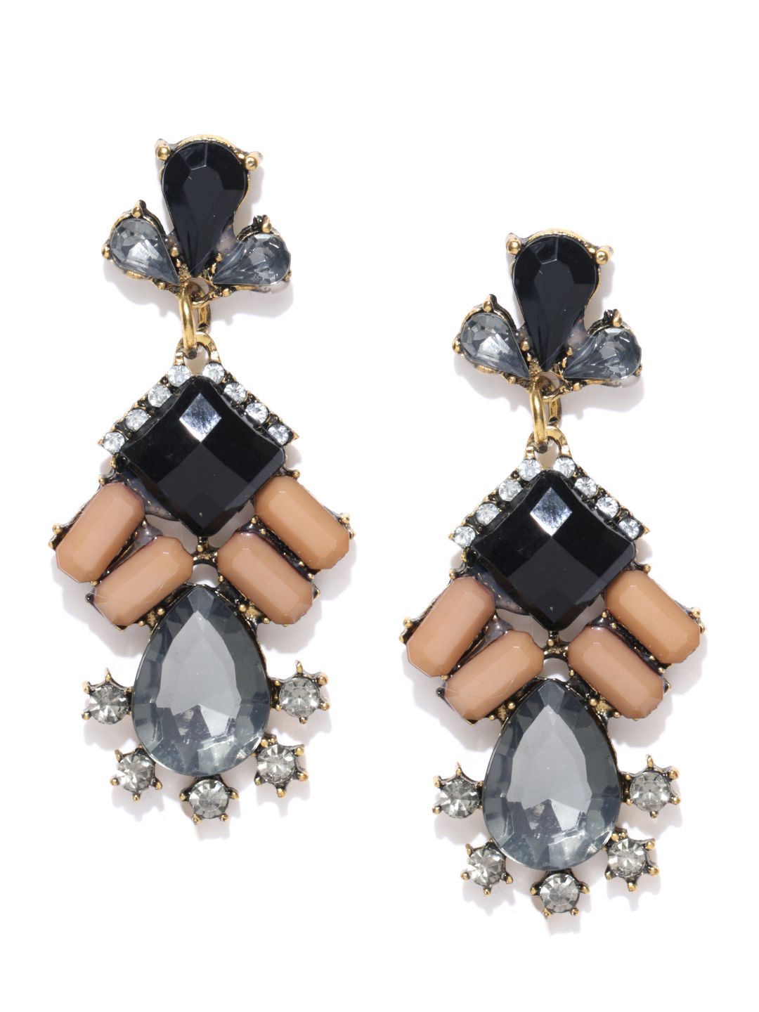 Black Stone Earrings Online In India