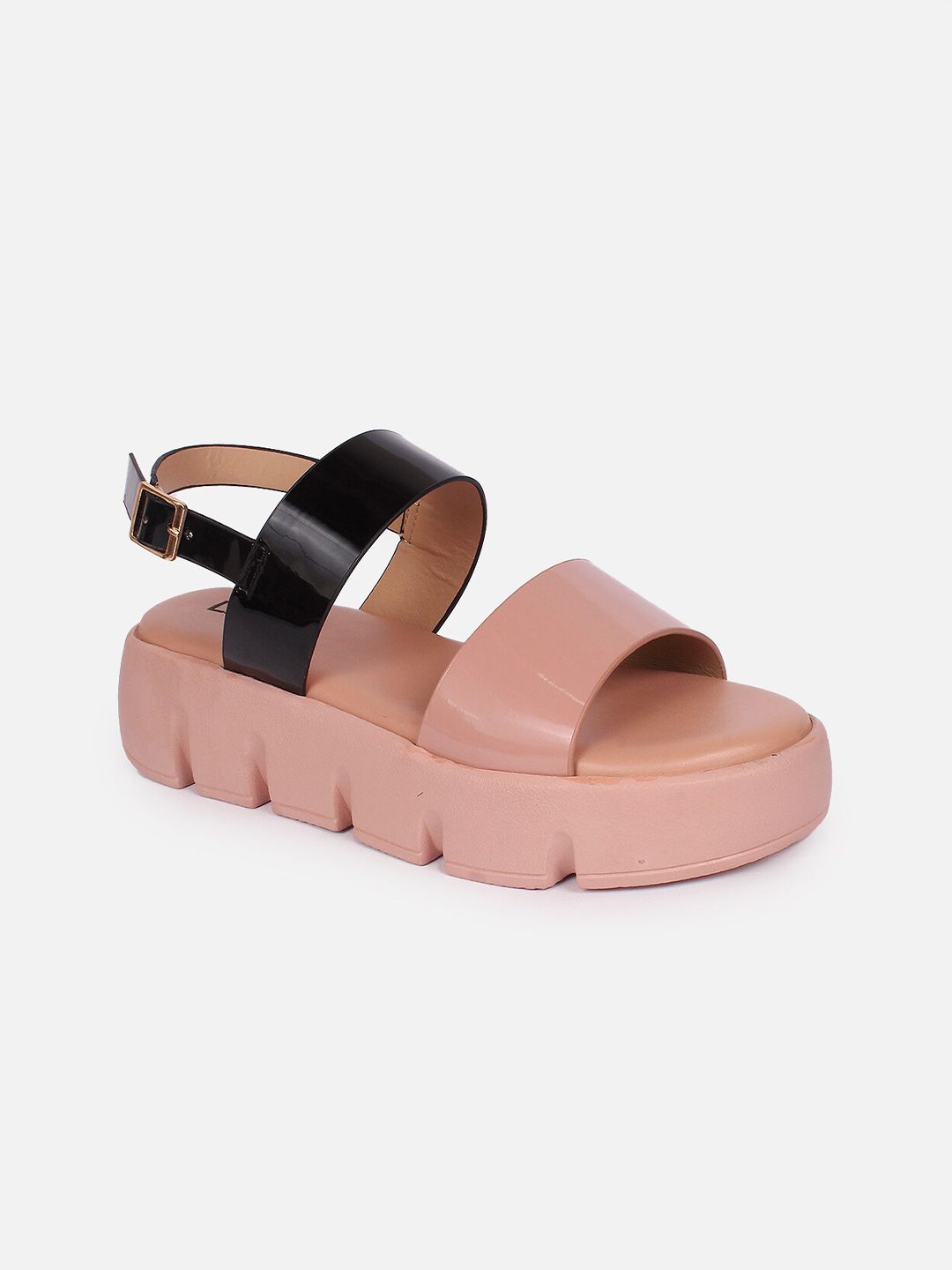 Lavie Colourblocked Flatform Heels