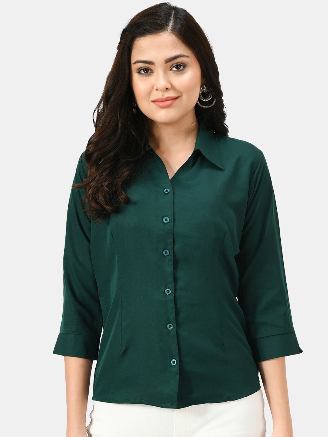 KALINI Comfort Spread Collar Casual Shirt Price in India