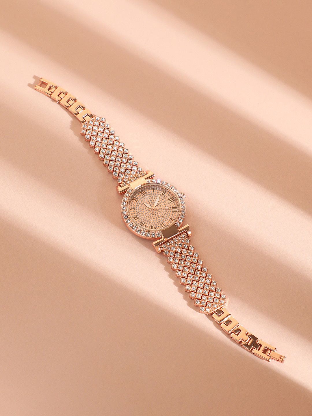 HAUTE SAUCE HAUTE SAUCE   Women Embellished Stainless Steel Watch