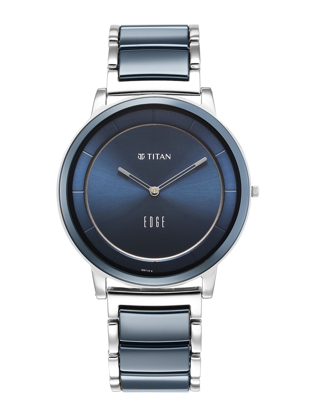 Titan Titan Edge Fusion Quartz Analog With Midnight Blue Dial Watch For Men - Nt1878kd02