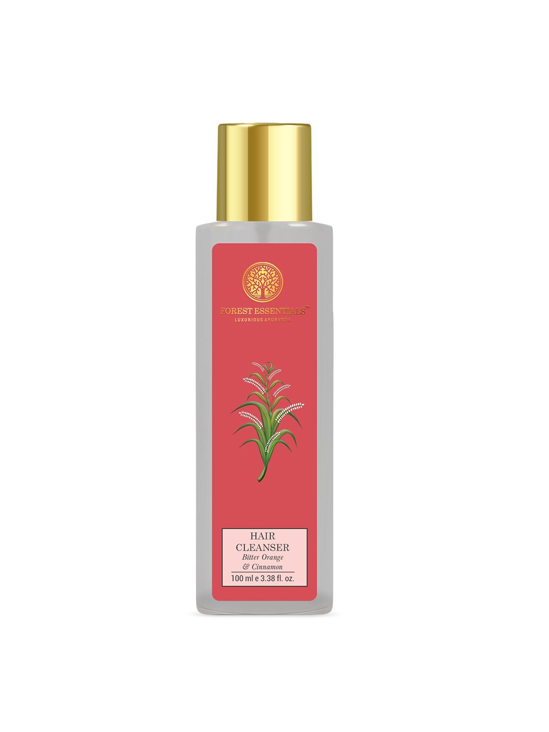 Forest Essentials Bitter Orange & Cinnamon Hair Cleanser for Natural Shine - 100 ml