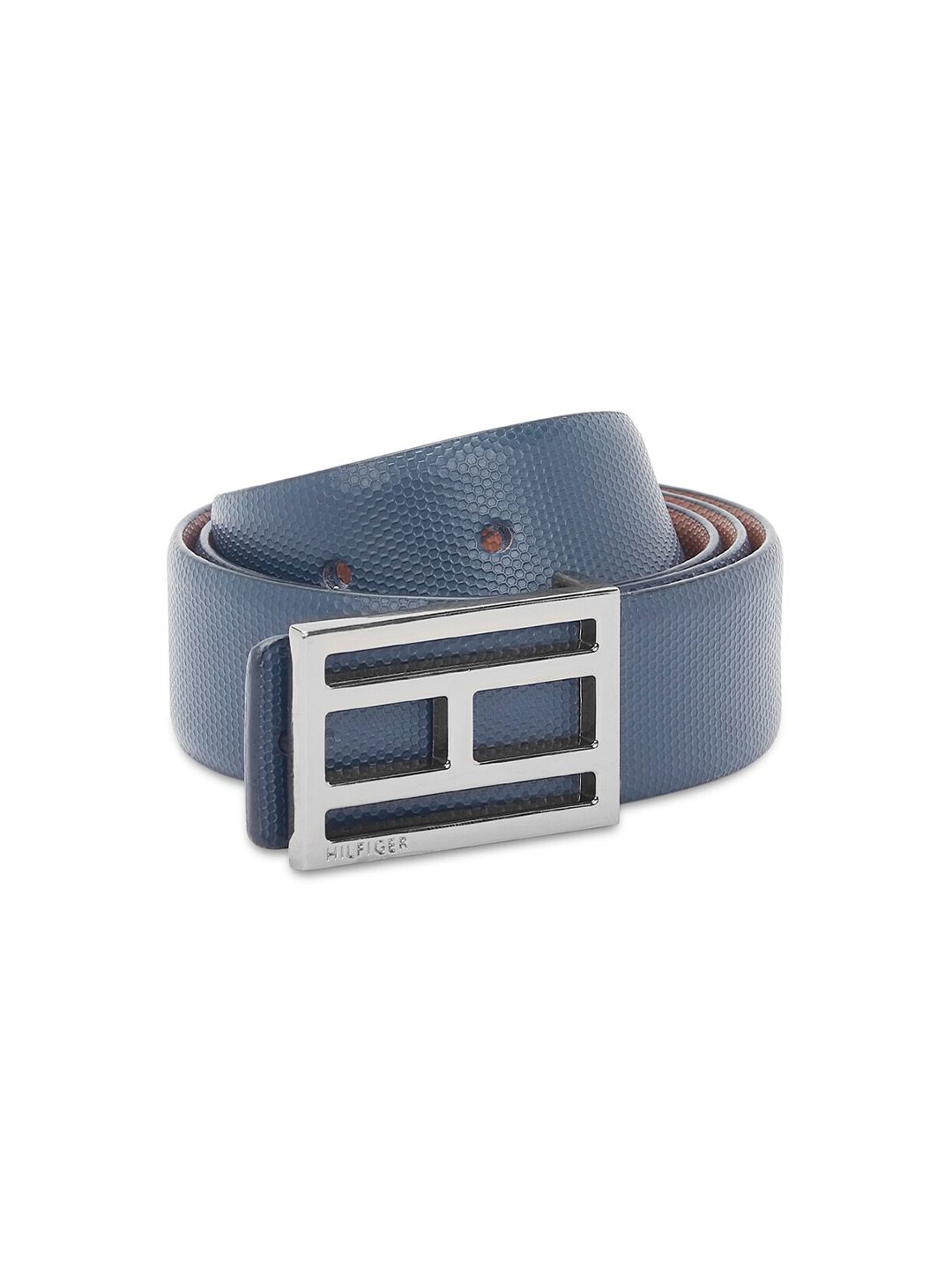 Tommy Hilfiger Men Textured Leather Reversible Formal Belt