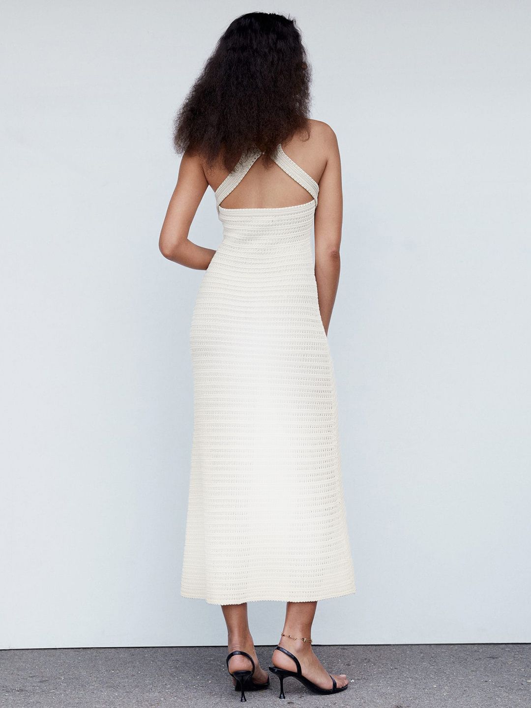 Buy MANGO Styled-Back Crochet Maxi Dress - Dresses for Women 24518320 |  Myntra