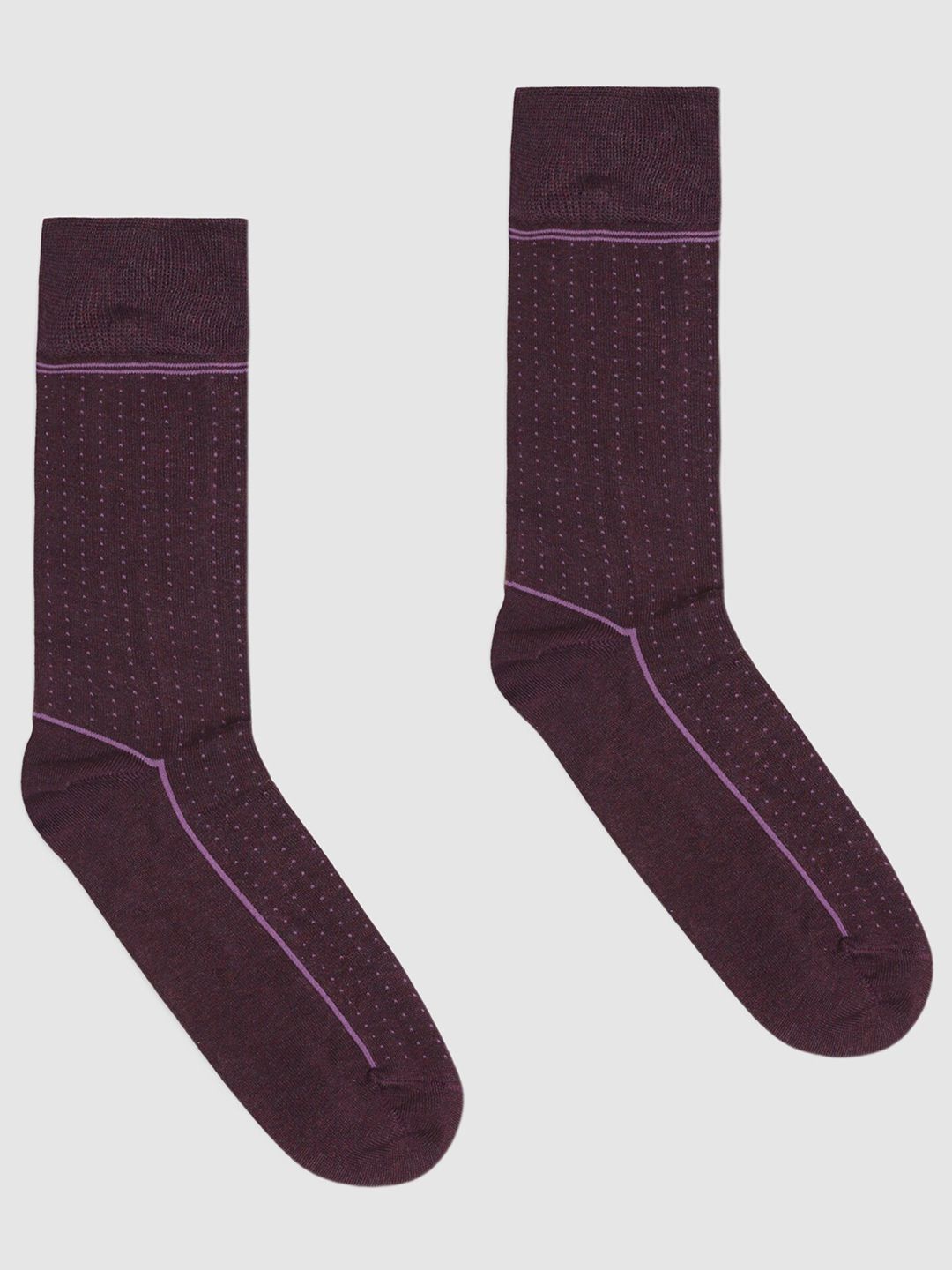 Blackberrys Men Patterned Cotton Calf Length Socks