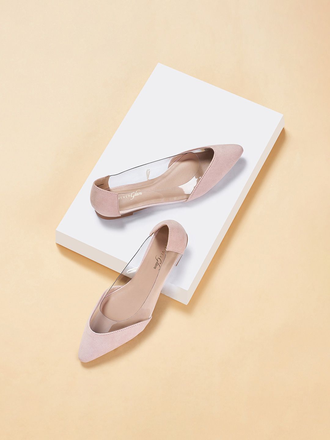 Forever Glam by Pantaloons Colourblocked Pointed Toe Ballerinas