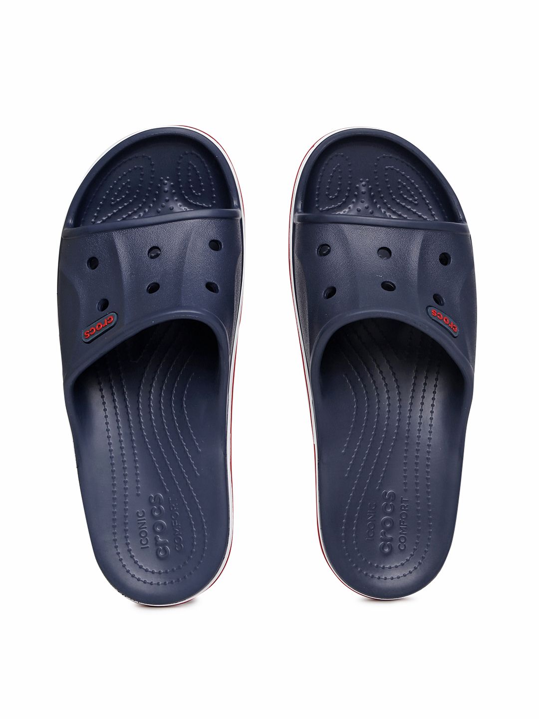Crocs Unisex Navy Blue Solid Clogs Price in India