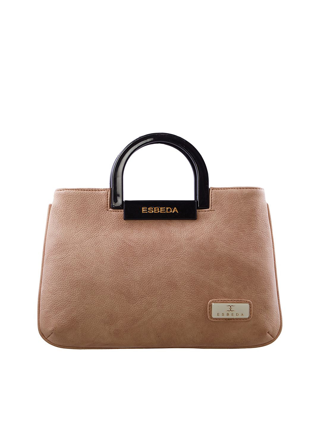 ESBEDA Brown Solid Handheld Bag Price in India