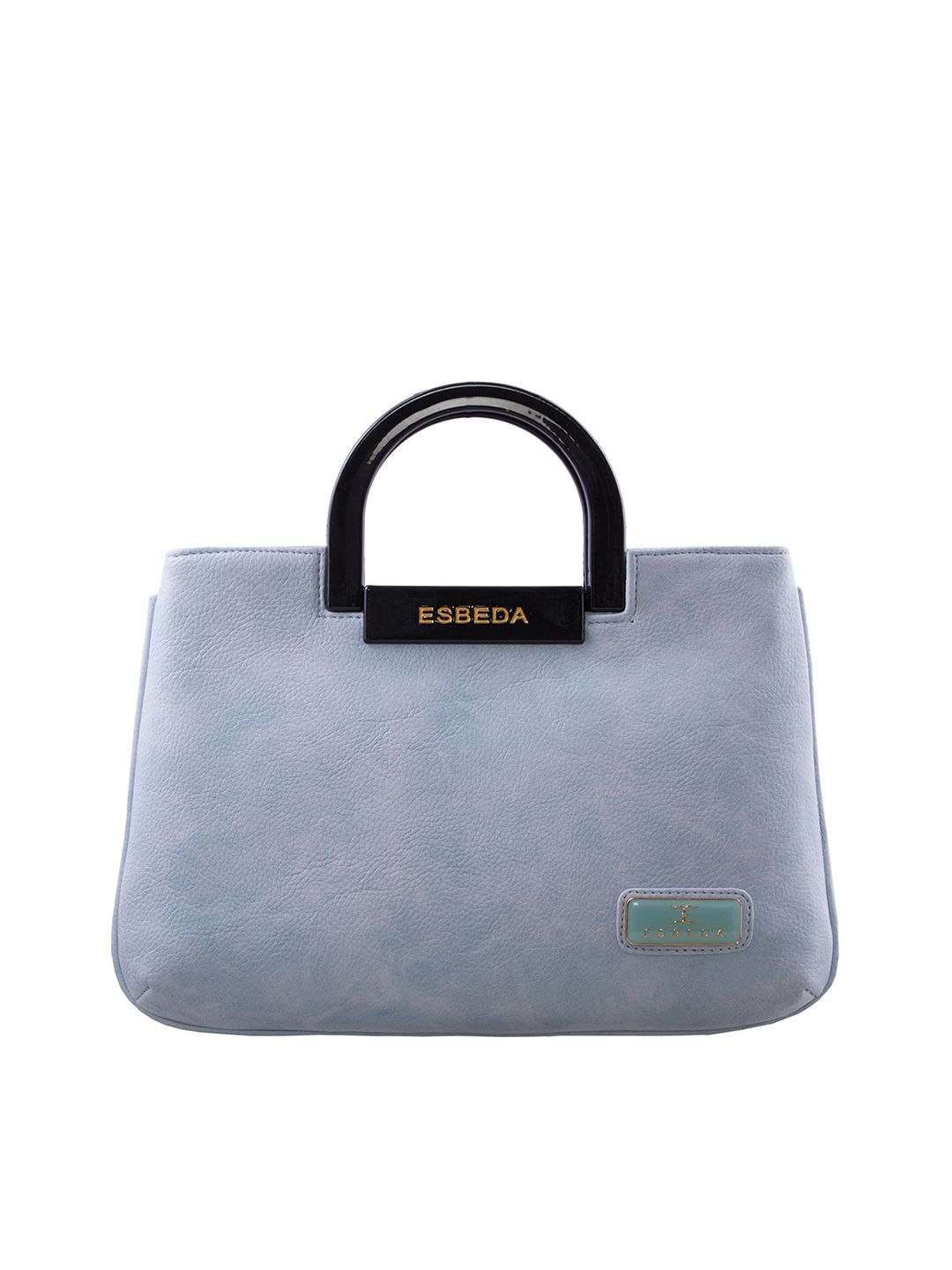 ESBEDA Blue Solid Handheld Bag Price in India