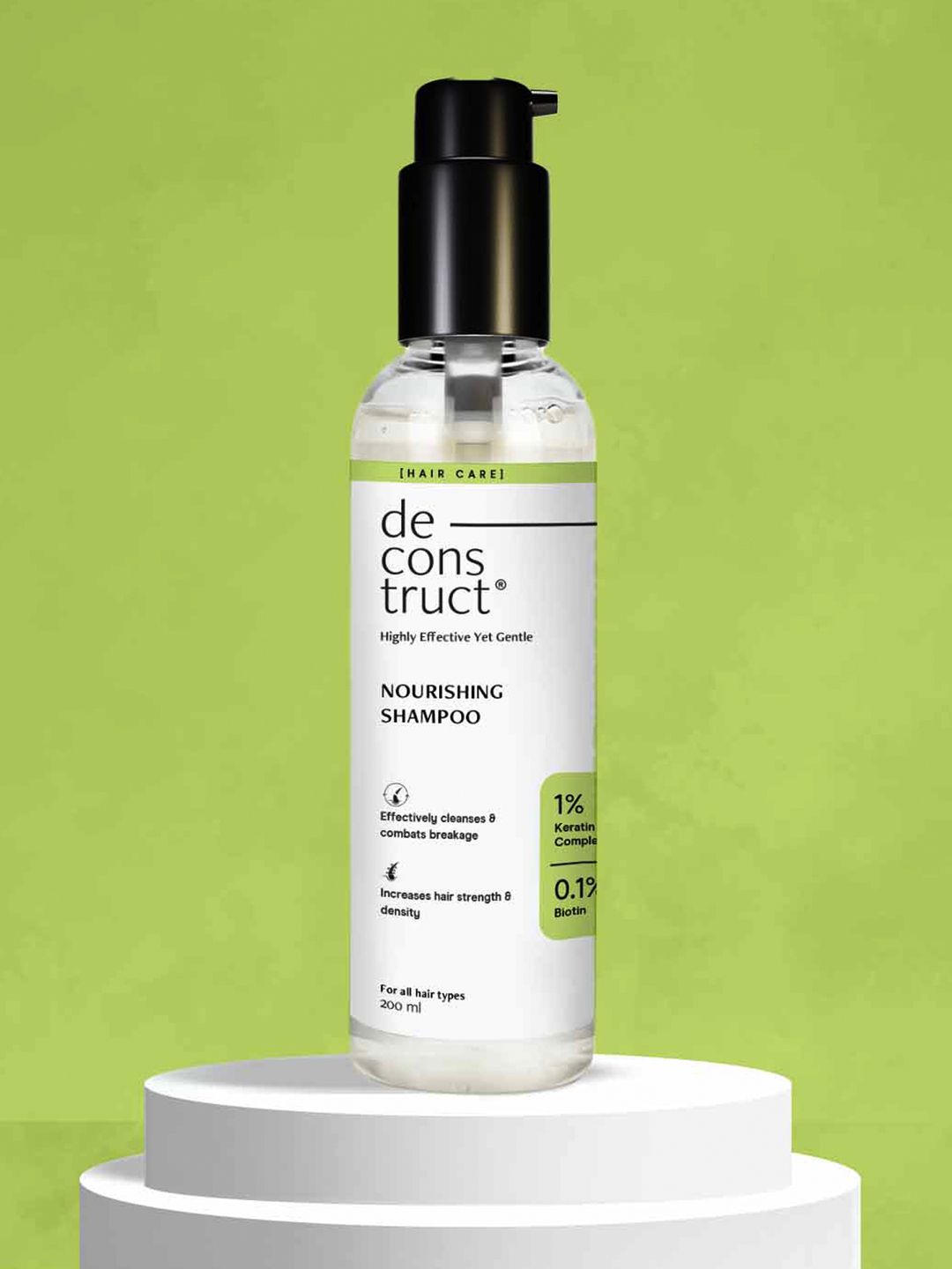 Deconstruct Nourishing Shampoo 1% Keratin Complex + 0.1% Biotin | For Hair Breakage