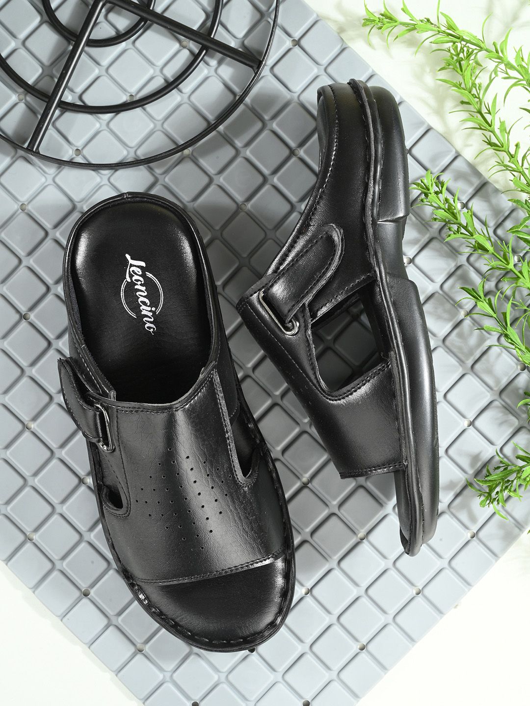 Buy LEONCINO Men Comfort Sandals - Sandals for Men 24580848 | Myntra