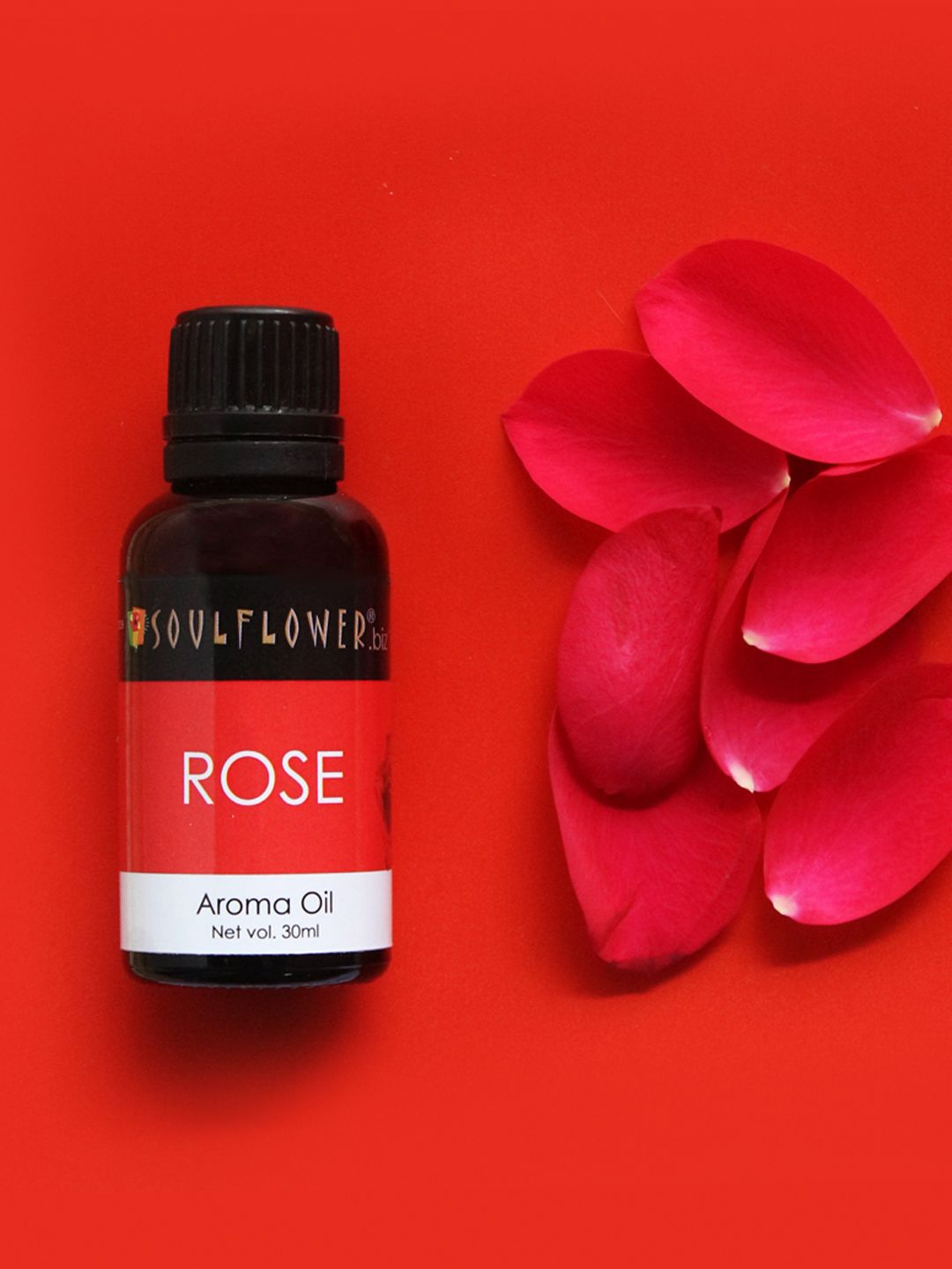 Soulflower Unisex Rose Aroma Oil 30ml Price in India
