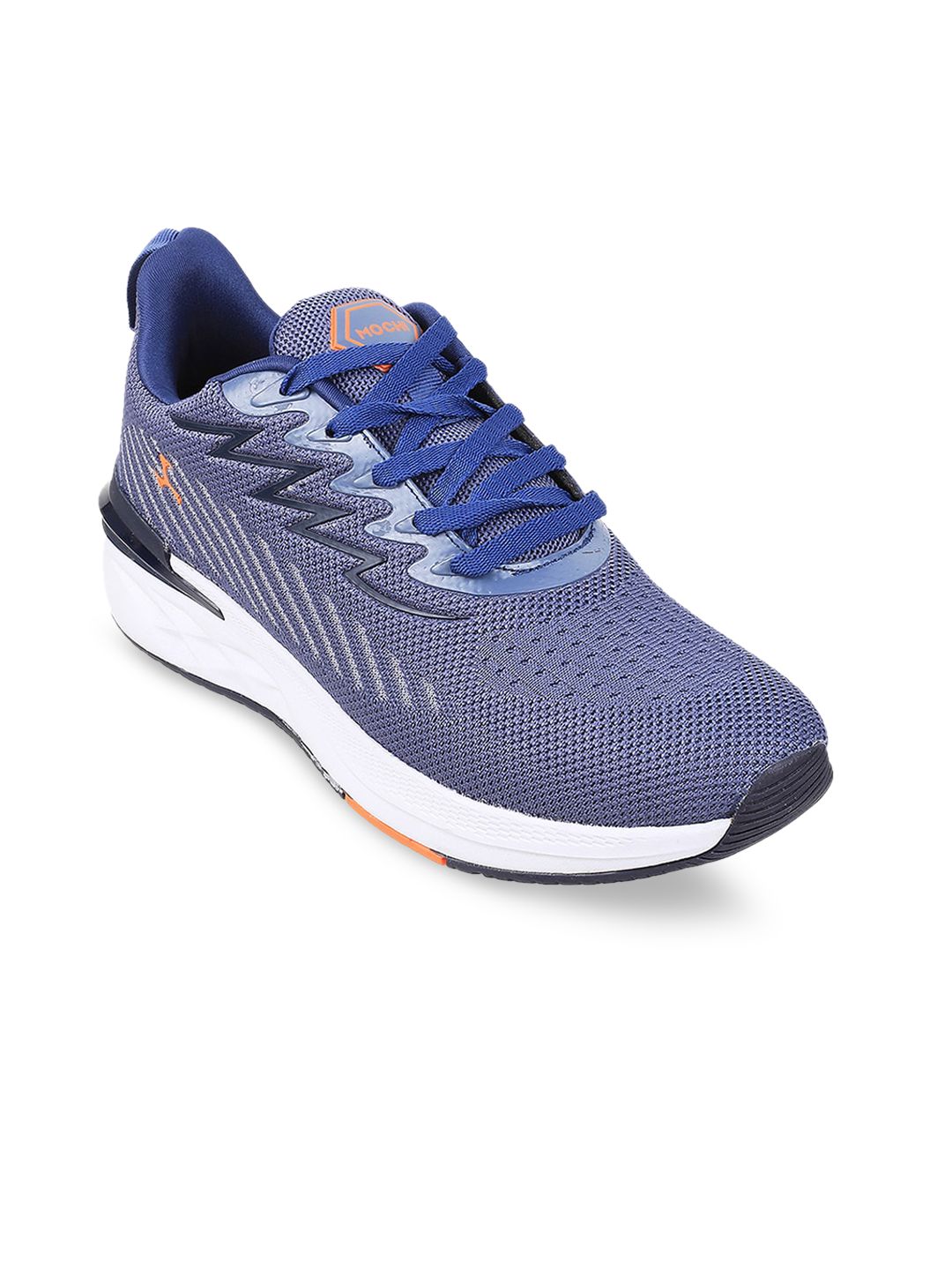 Mochi Men Textured Comfort Insole Contrast Sole Sneakers